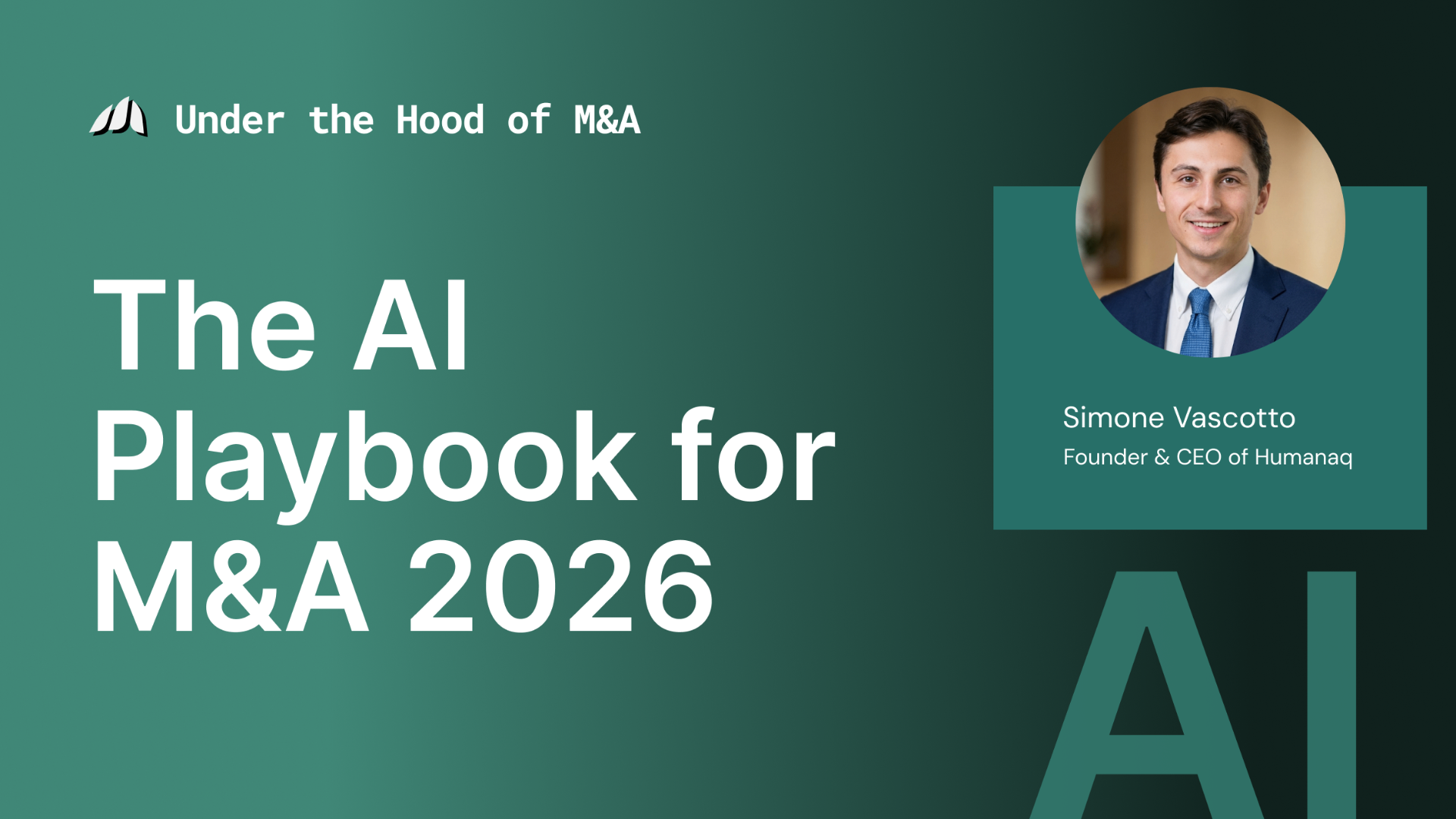 The AI Playbook for M&A in 2026 | Humanaq